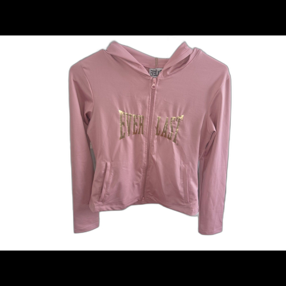 Everlast Women’s Pink Hooded Athletic Jacket – Size S/P – “Pro Chick Boxer”